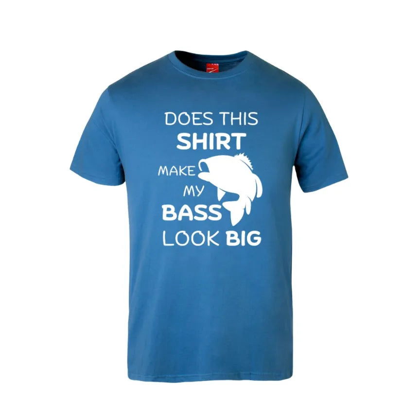 Does This Shirt Make My Bass Look Big Cotton T-Shirt