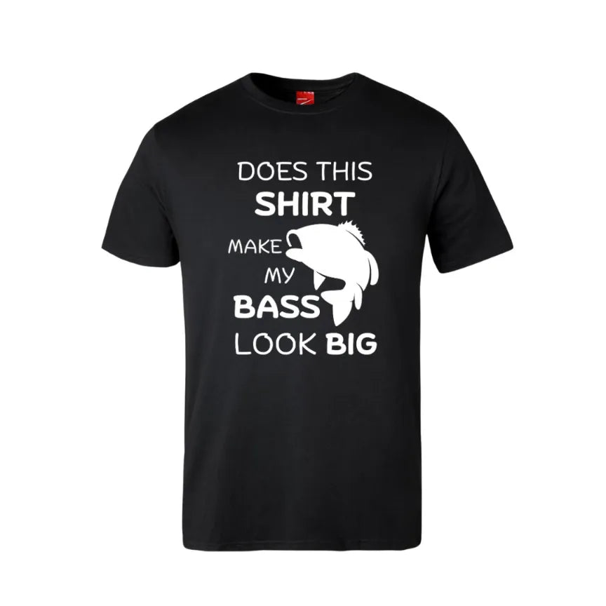 Does This Shirt Make My Bass Look Big Cotton T-Shirt