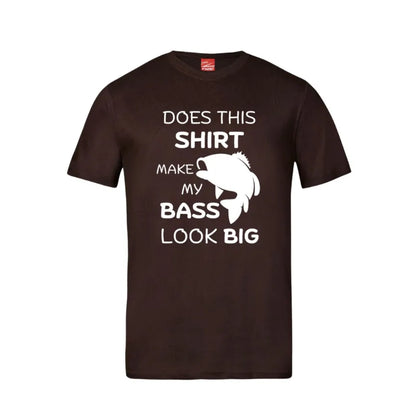 Does This Shirt Make My Bass Look Big Cotton T-Shirt