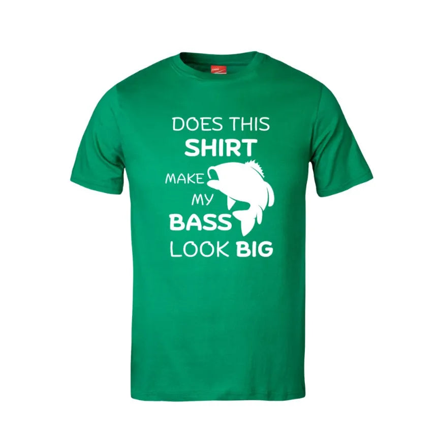 Does This Shirt Make My Bass Look Big Cotton T-Shirt