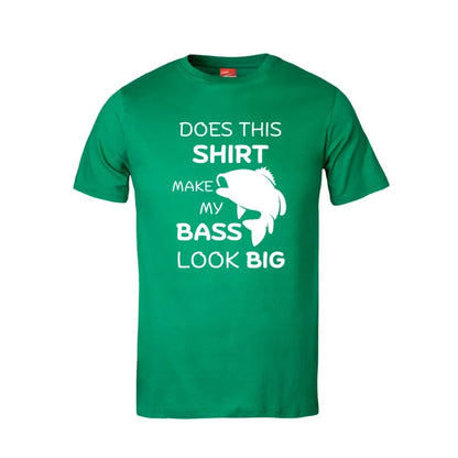 Does This Shirt Make My Bass Look Big Cotton T-Shirt