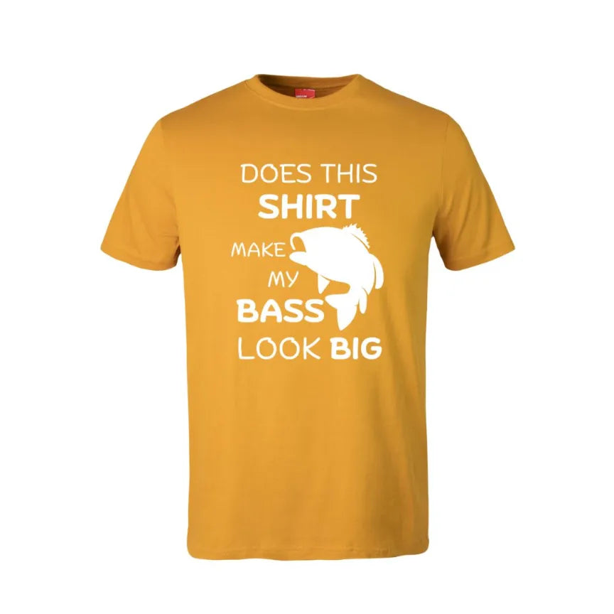 Does This Shirt Make My Bass Look Big Cotton T-Shirt