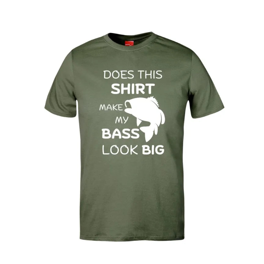 Does This Shirt Make My Bass Look Big Cotton T-Shirt