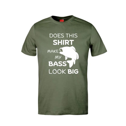 Does This Shirt Make My Bass Look Big Cotton T-Shirt
