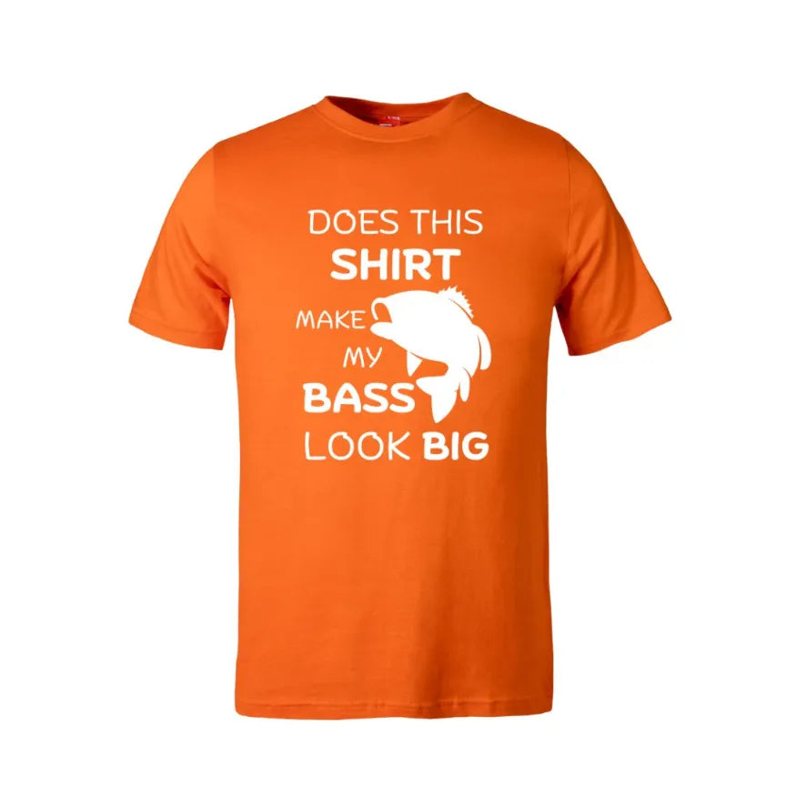 Does This Shirt Make My Bass Look Big Cotton T-Shirt