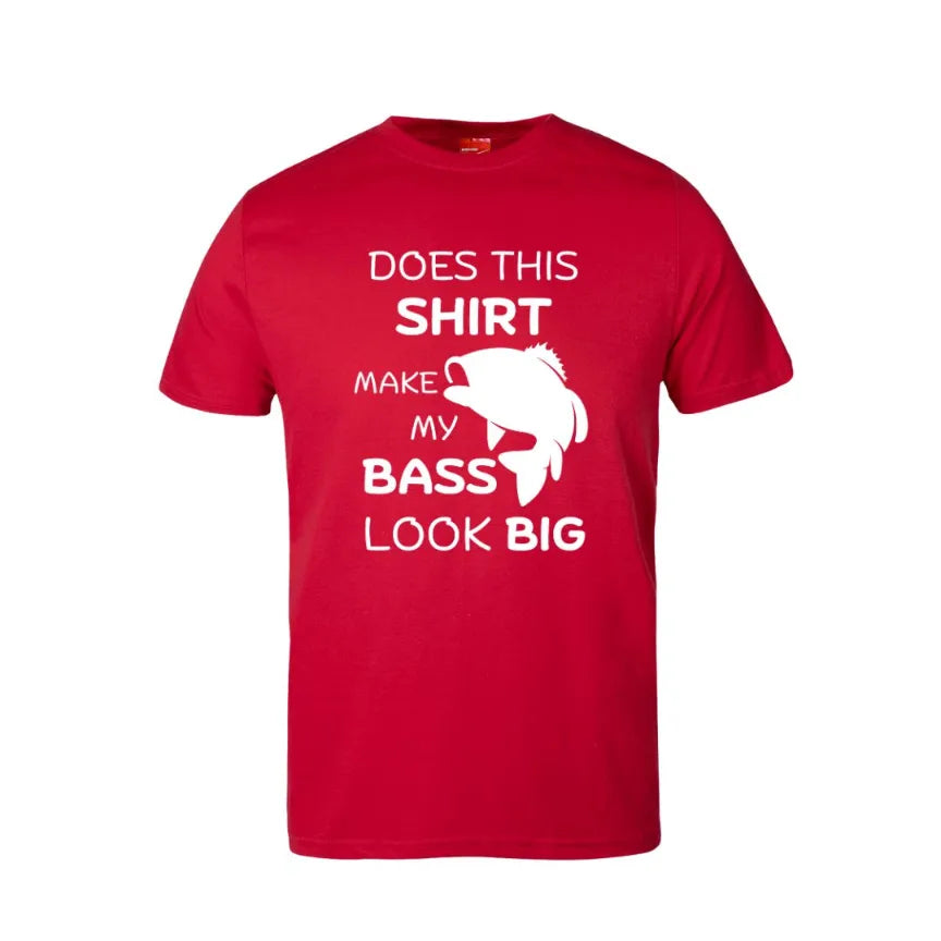 Does This Shirt Make My Bass Look Big Cotton T-Shirt