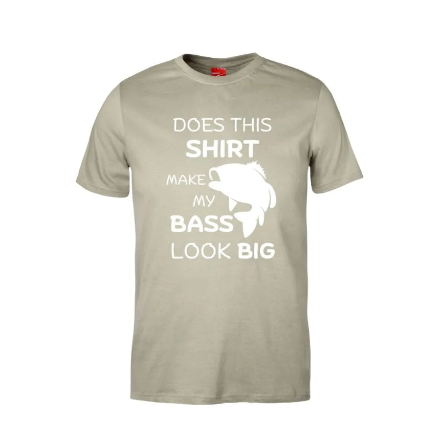 Does This Shirt Make My Bass Look Big Cotton T-Shirt