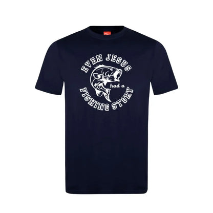 Even Jesus Had A Fishing Story Cotton T-Shirt