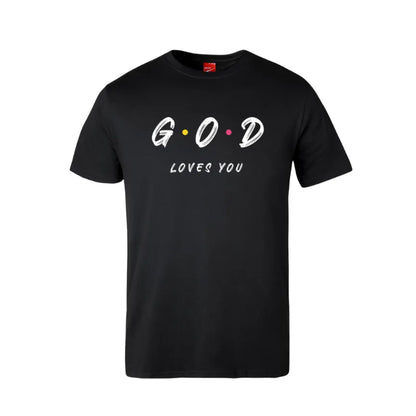 God Loves You Cotton T-Shirt