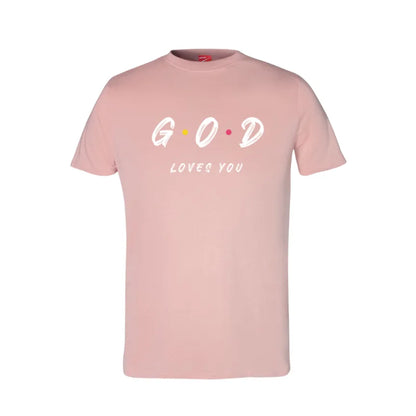 God Loves You Cotton T-Shirt