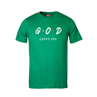 God Loves You Cotton T-Shirt
