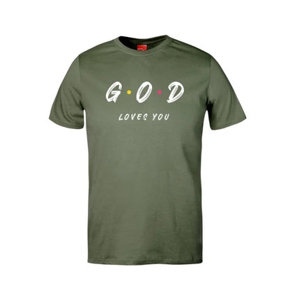 God Loves You Cotton T-Shirt