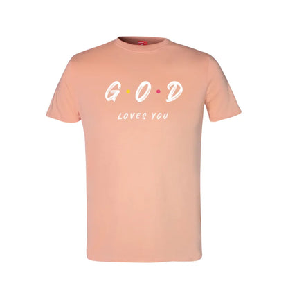 God Loves You Cotton T-Shirt