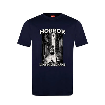 Horror Is My Middle Name Cotton T-Shirt