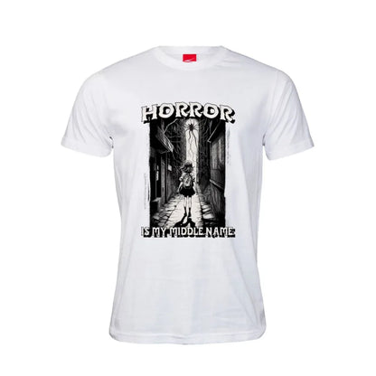 Horror Is My Middle Name Cotton T-Shirt