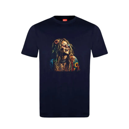 Janis Joplin Colourful Cotton T-Shirt