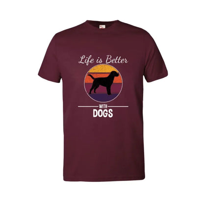 Life Is Better With Dogs Kids T-Shirt