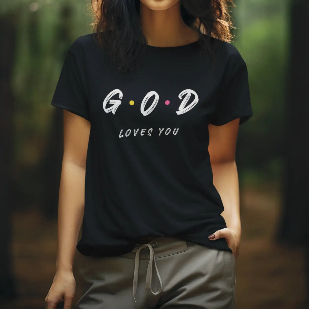God Loves You Cotton T-Shirt