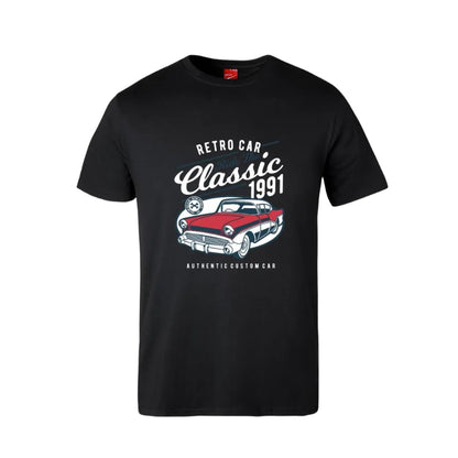 Retro Classic Car Cotton T-Shirt