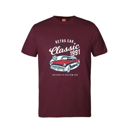 Retro Classic Car Cotton T-Shirt