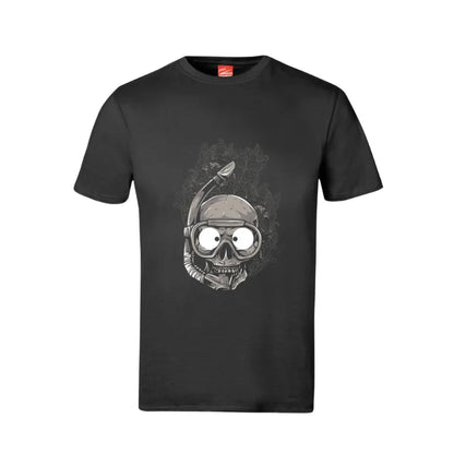 Scuba Skull Cotton T-Shirt