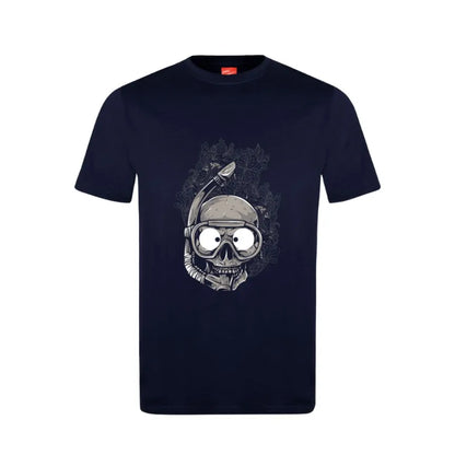 Scuba Skull Cotton T-Shirt