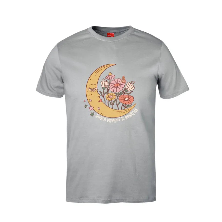 Take A Moment To Breathe Cotton T-Shirt
