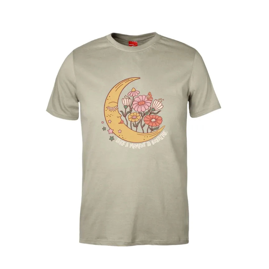 Take A Moment To Breathe Cotton T-Shirt