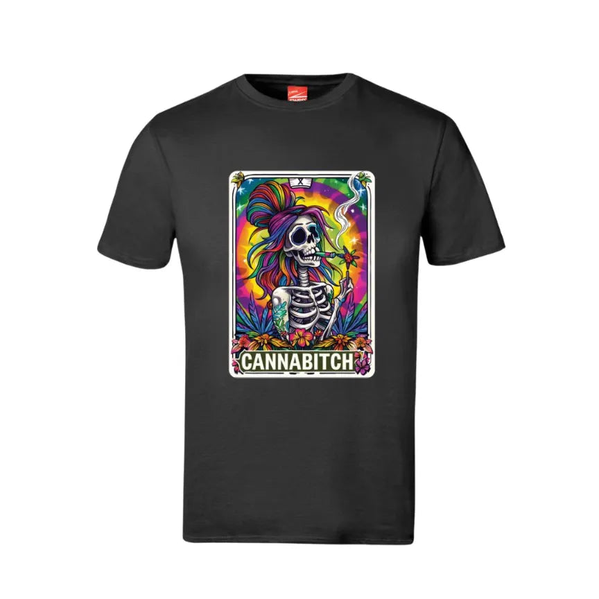 Tarot Cannabitch Cotton T-Shirt