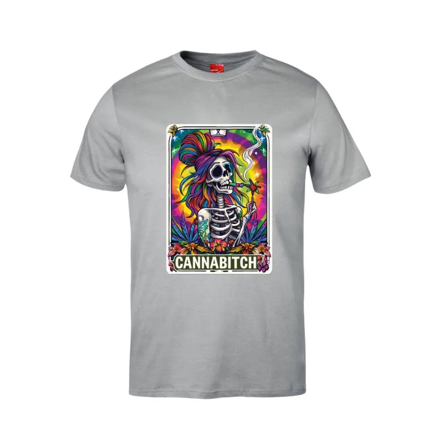 Tarot Cannabitch Cotton T-Shirt