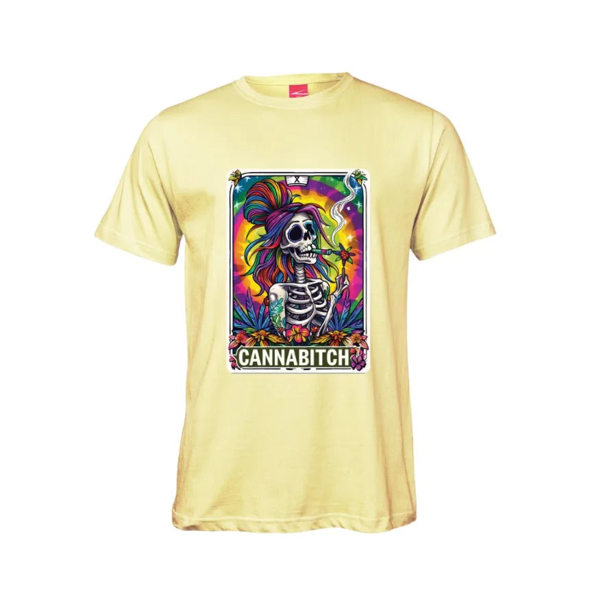 Tarot Cannabitch Cotton T-Shirt