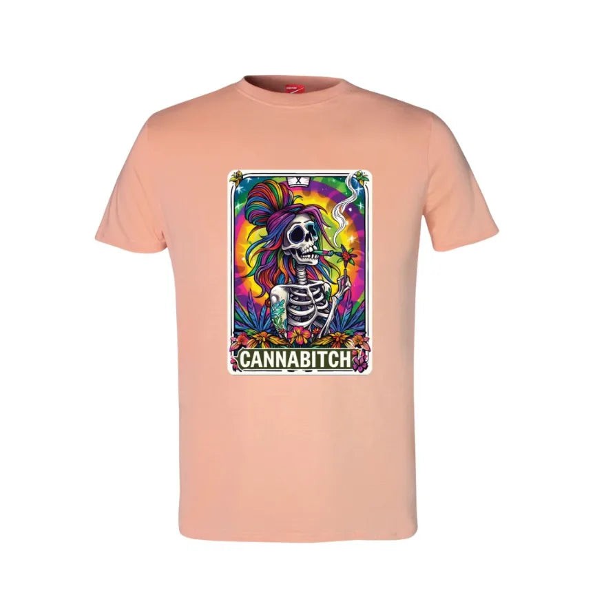 Tarot Cannabitch Cotton T-Shirt