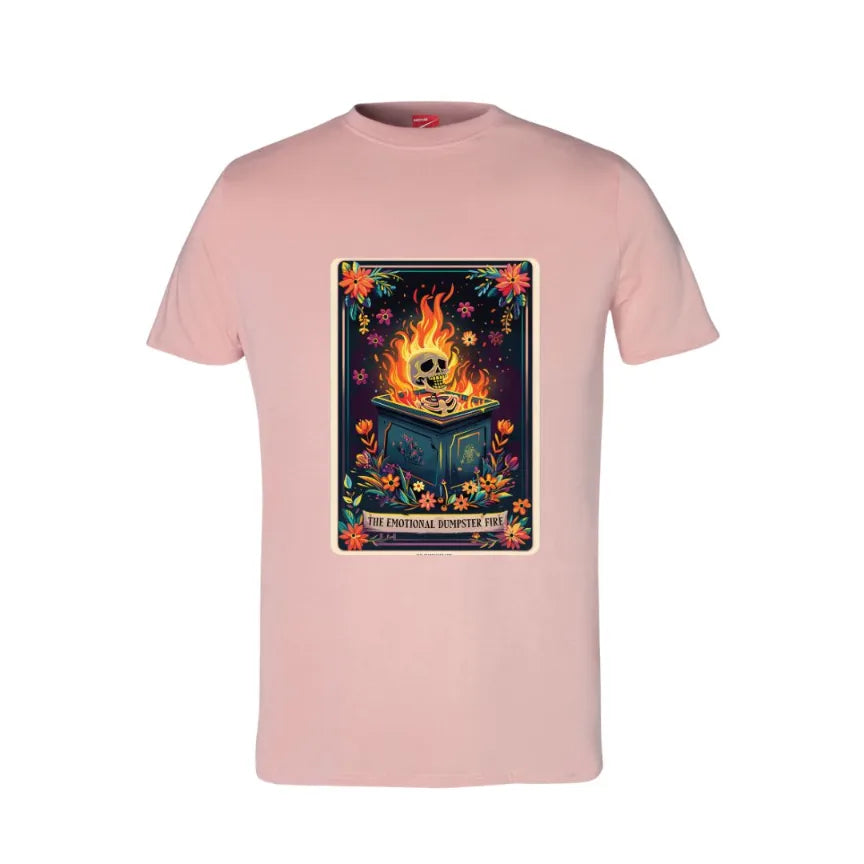 Tarot The Emotional Dumpster Fire Cotton T-Shirt