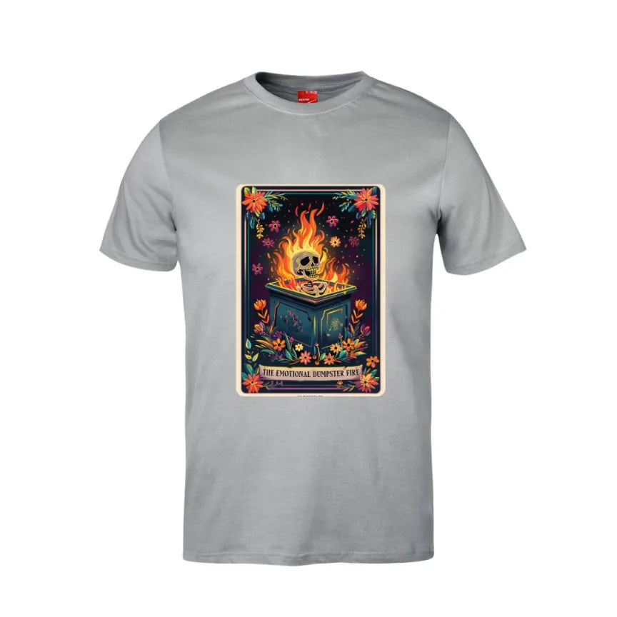 Tarot The Emotional Dumpster Fire Cotton T-Shirt