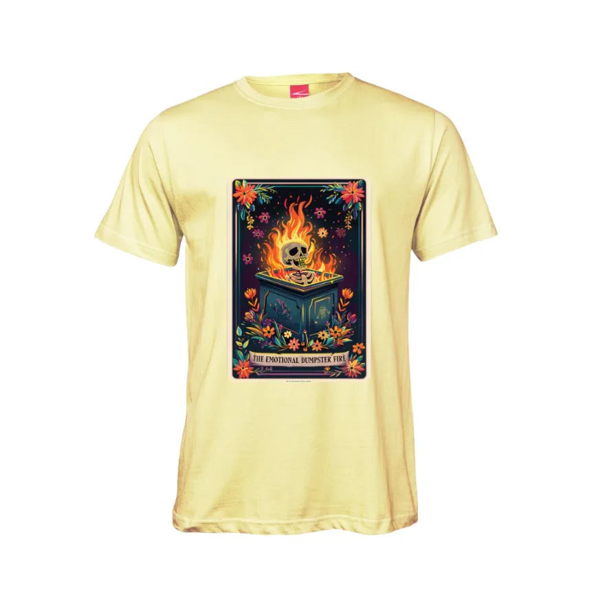 Tarot The Emotional Dumpster Fire Cotton T-Shirt