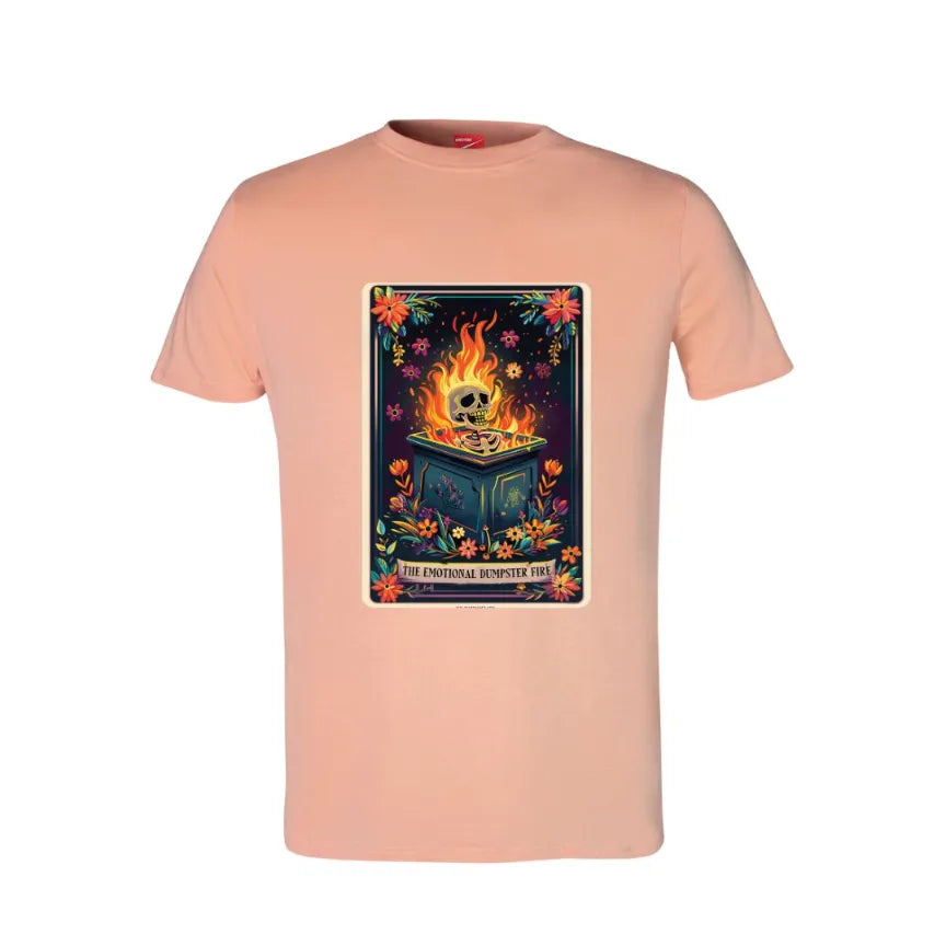 Tarot The Emotional Dumpster Fire Cotton T-Shirt