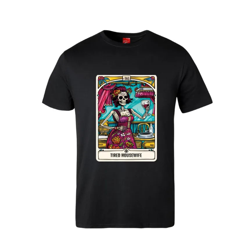 Tarot The Tired Housewife Cotton T-Shirt